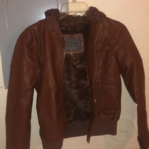 Leather (not real) jacket